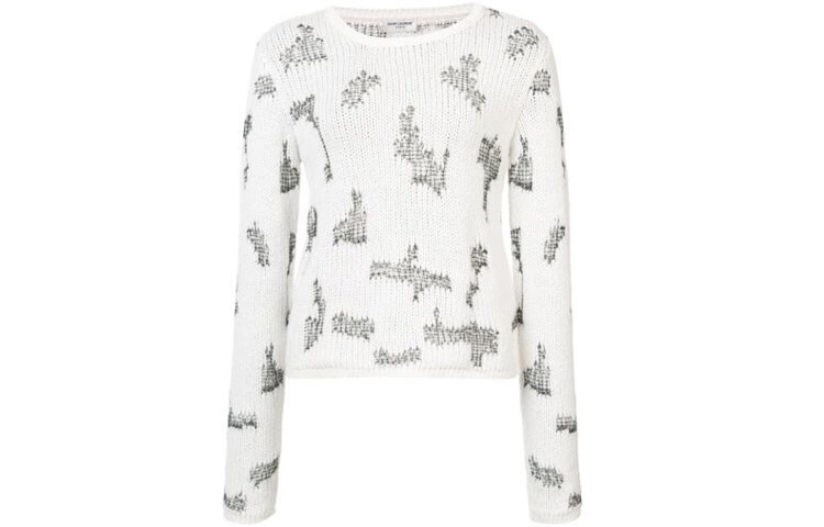 Кашемировый свитер женский белый Saint Laurent
Кашемировый свитер женский белый Saint Laurent