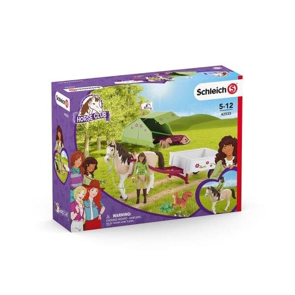 Schleich, статуэтка, Horse Club Sarah'S Camping Adventure, 42533
Schleich, статуэтка, Horse Club Sarah'S Camping Adventure, 42533