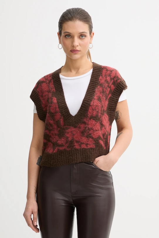 Жилет с добавлением мохера United Colors Of Benetton, коричневый
Жилет с добавлением мохера United Colors Of Benetton, коричневый