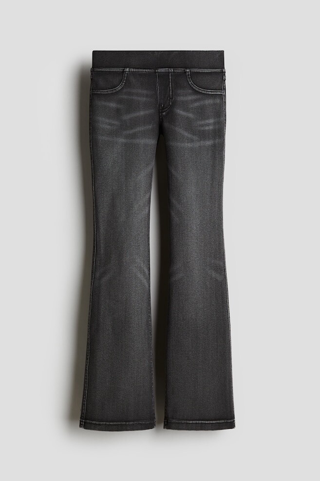 Расклешенные брюки из джерси H&M, серый
Расклешенные брюки из джерси H&M, серый