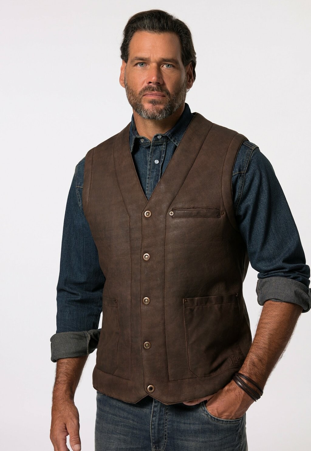Жилет JP1880, коричневый
Жилет JP1880, коричневый