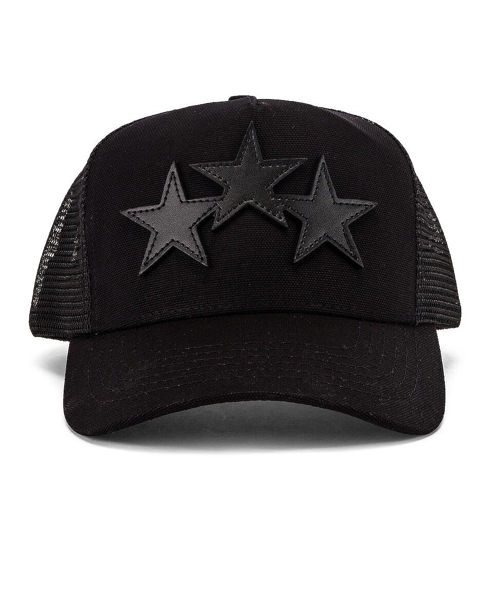 Шапка Amiri 3 Star Trucker, черный
Шапка Amiri 3 Star Trucker, черный