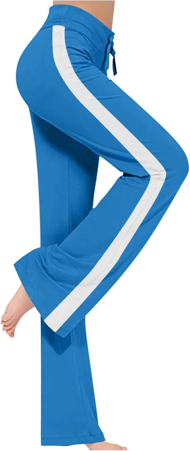 Высокие спортивные брюки для женщин с широкими штанинами и боковой полосой Floleo
Высокие спортивные брюки для женщин с широкими штанинами и боковой полосой Floleo