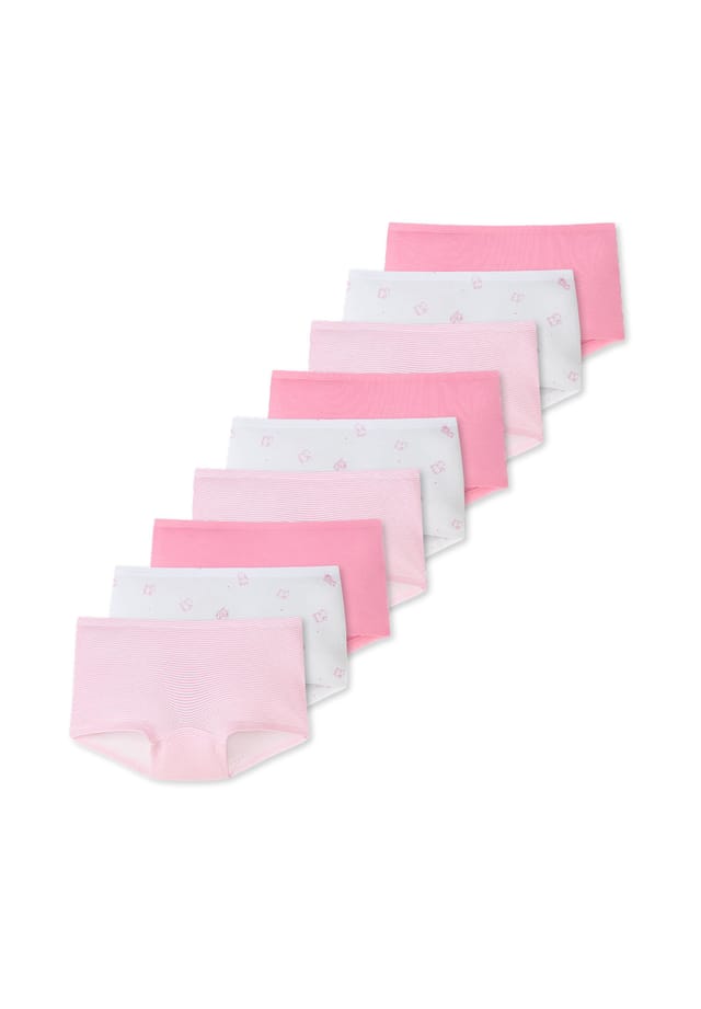 Короткие трусы 9 пар в упаковке для девочек 95/5 органический хлопок Schiesser, мультиколор
Короткие трусы 9 пар в упаковке для девочек 95/5 органический хлопок Schiesser, мультиколор