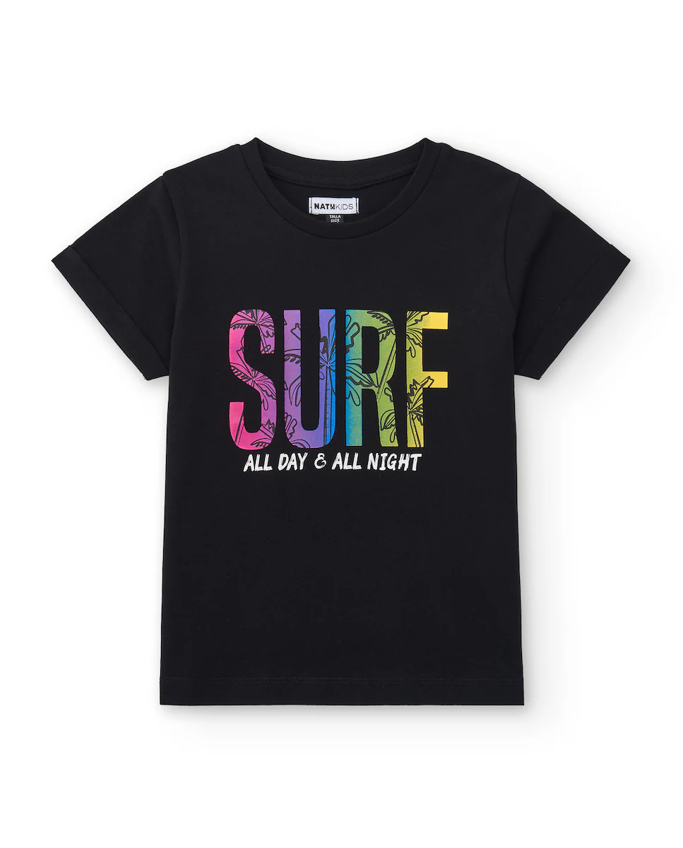 Футболка с короткими рукавами и рисунком спереди Tuc tuc, чёрный
Футболка с короткими рукавами и рисунком спереди Tuc tuc, чёрный