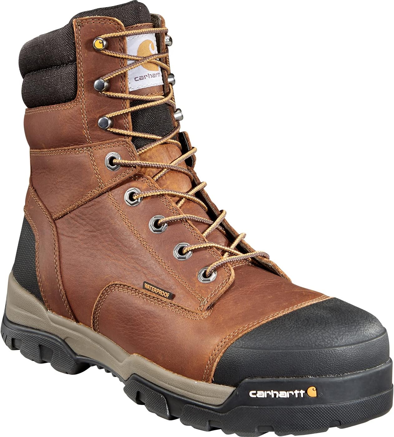Carhartt мужские 8" Energy Waterproof Composite Toe CME8355 рабочие ботинки, Brown
Carhartt мужские 8" Energy Waterproof Composite Toe CME8355 рабочие ботинки, Brown