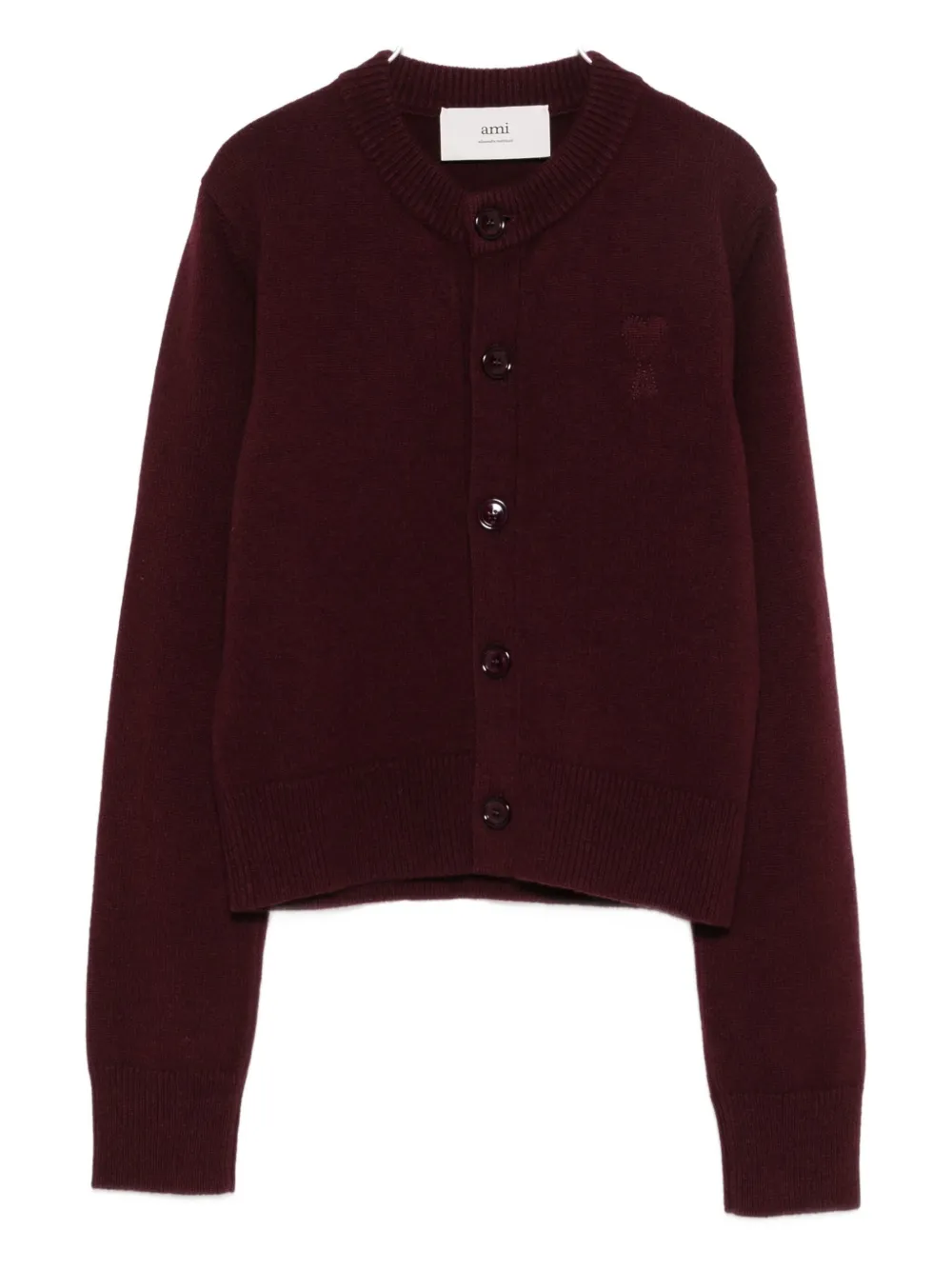 Кардиган с вышивкой на пуговицах AMI Paris, красный
Кардиган с вышивкой на пуговицах AMI Paris, красный