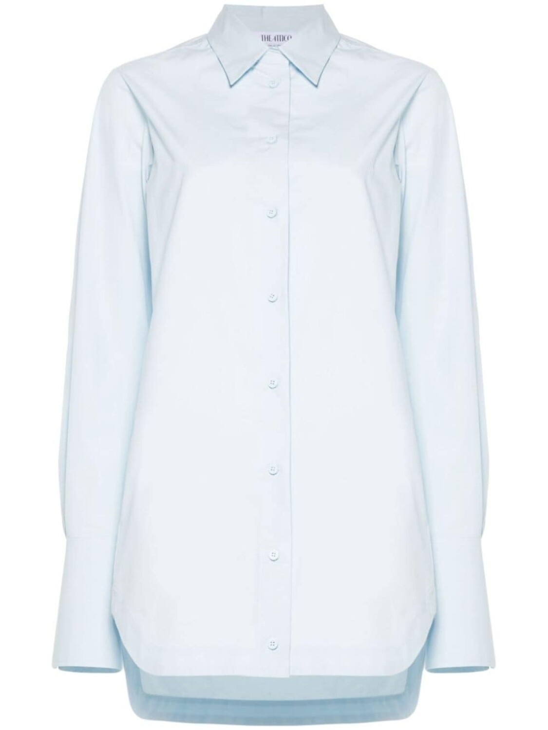 The Attico рубашка с вышитым логотипом, синий 
The Attico рубашка с вышитым логотипом, синий