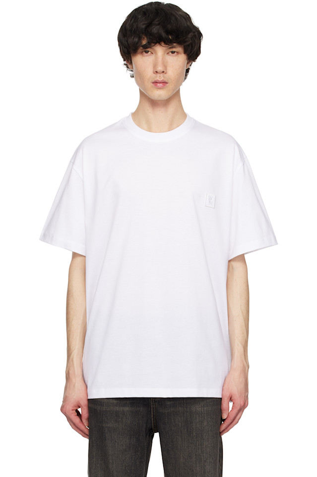 Футболка с логотипом на спине из перламутра Wooyoungmi, белый
Футболка с логотипом на спине из перламутра Wooyoungmi, белый