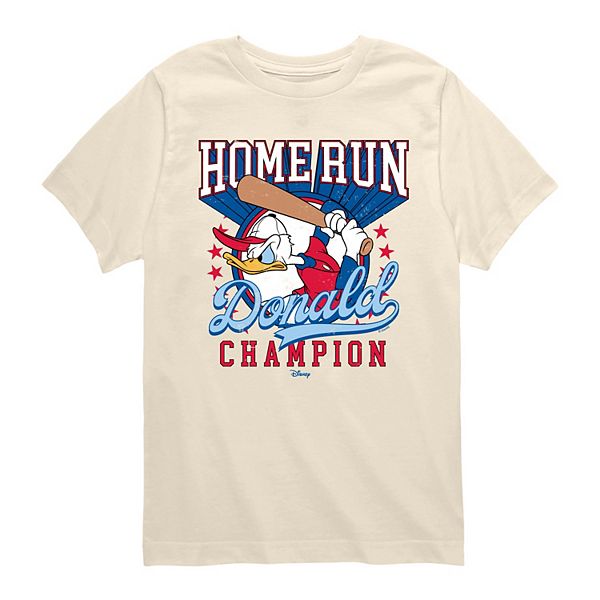 Футболка с принтом Donald Duck Home Run Champion для мальчиков 8-20 Disney, Cream
Футболка с принтом Donald Duck Home Run Champion для мальчиков 8-20 Disney, Cream