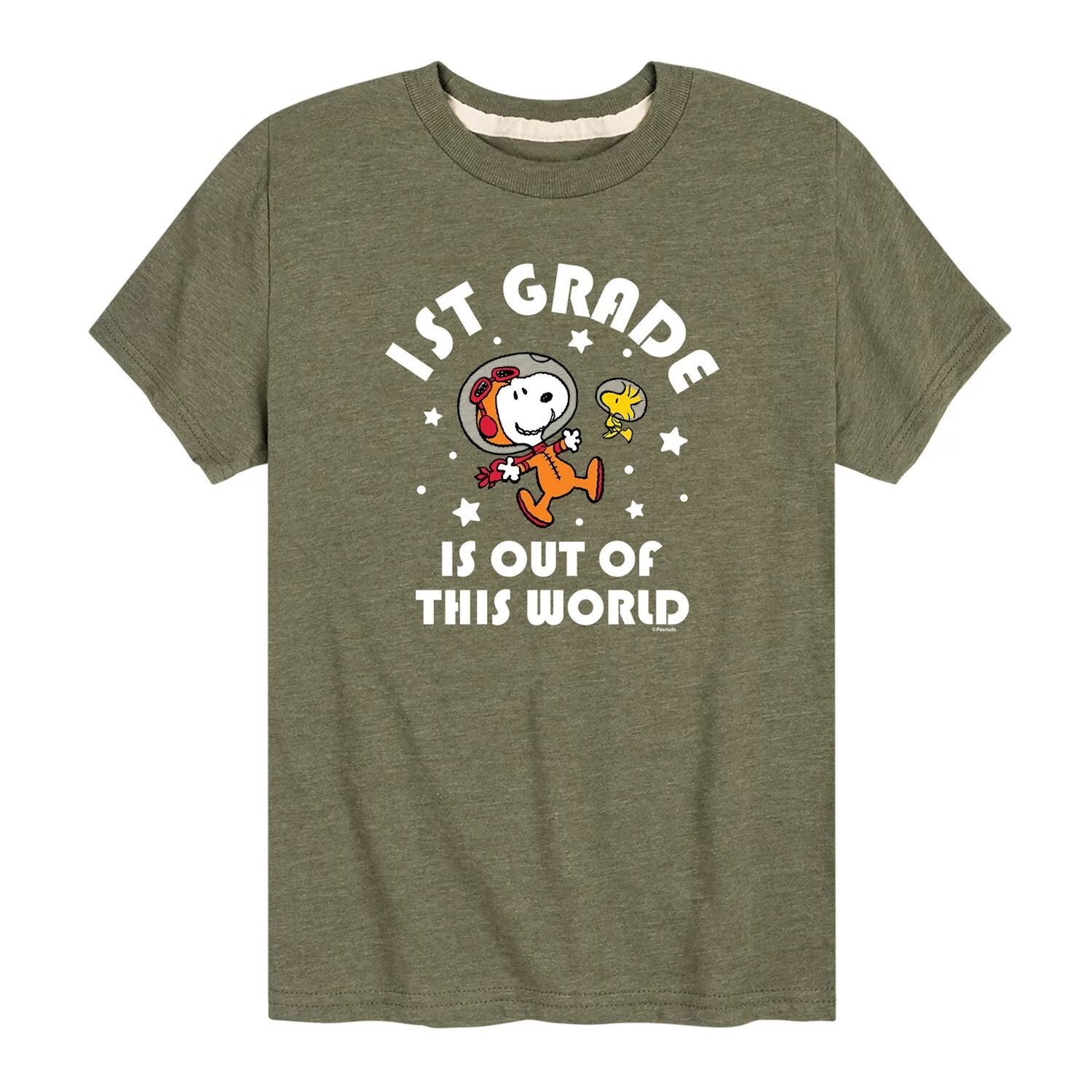 Футболка с рисунком Peanuts для мальчиков 8–20 лет, 1-й класс, вне этого мира Licensed Character, зеленый
Футболка с рисунком Peanuts для мальчиков 8–20 лет, 1-й класс, вне этого мира Licensed Character, зеленый