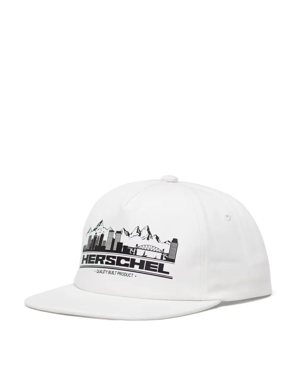 Кепка унисекс из белой ткани Herschel, белый
Кепка унисекс из белой ткани Herschel, белый