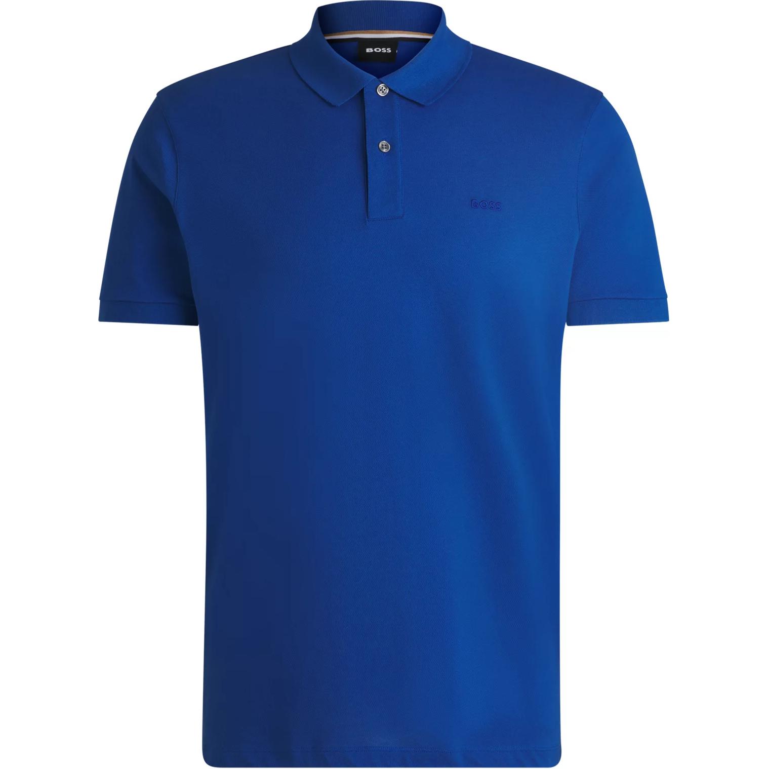 Футболка-поло Boss Pallas с вышивкой и прямым подолом HUGO BOSS, синяя
Футболка-поло Boss Pallas с вышивкой и прямым подолом HUGO BOSS, синяя
