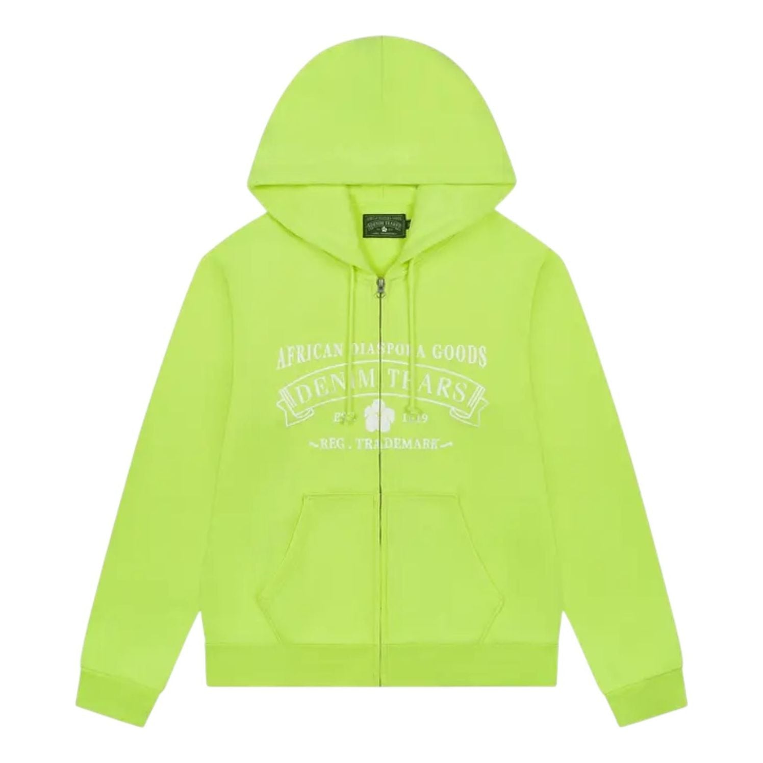 Худи Denim Tears ADG Zip Hoodie 'Lime'
Худи Denim Tears ADG Zip Hoodie 'Lime'