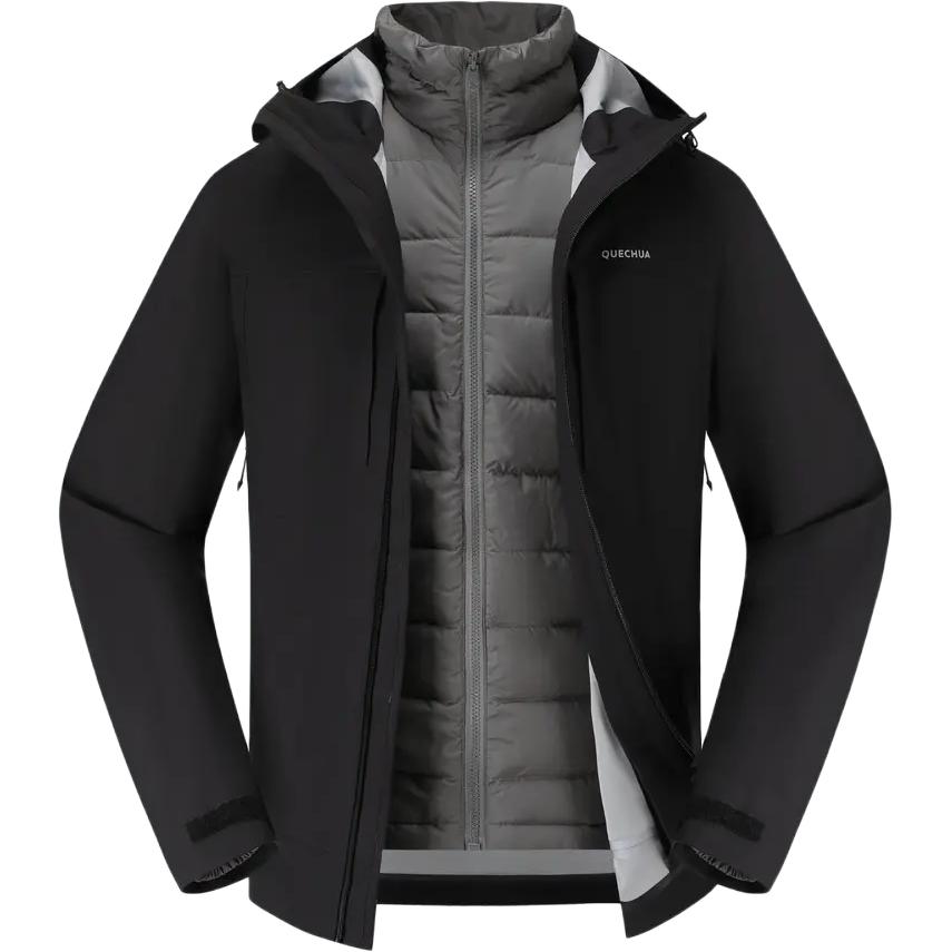 Ветровка для пешего туризма, высотного восхождения, ледолазания и скалолазания мужская DECATHLON, Дымчато-черный
Ветровка для пешего туризма, высотного восхождения, ледолазания и скалолазания мужская DECATHLON, Дымчато-черный