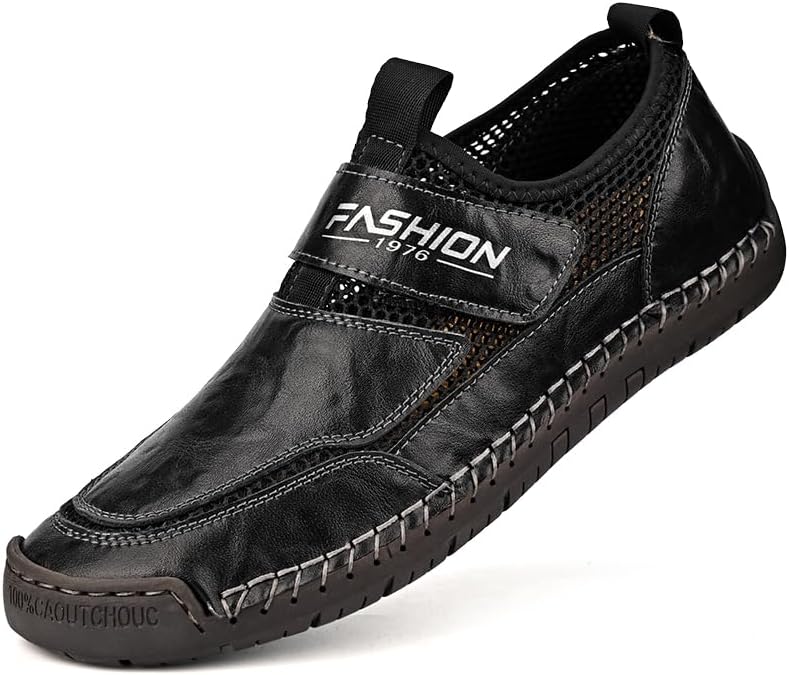 Мужские повседневные лоферы LHYXU с ручной строчкой, удобные для носки, дышащие и с противоскользящей подошвой, черный
Мужские повседневные лоферы LHYXU с ручной строчкой, удобные для носки, дышащие и с противоскользящей подошвой, черный