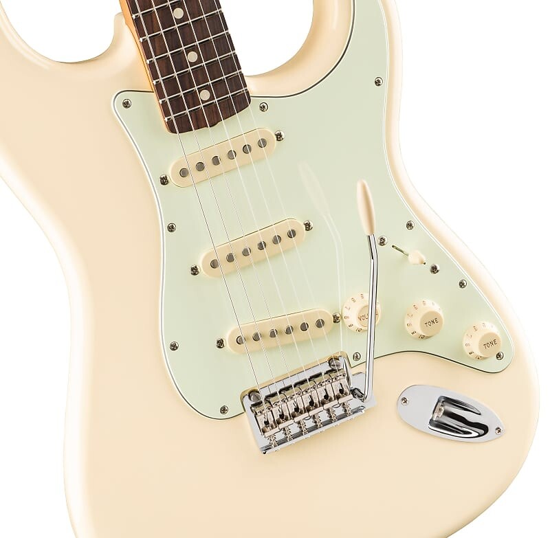 Электрогитара Fender Vintera II 60's Stratocaster Modified, Pau Ferro FB, Olympic White
Электрогитара Fender Vintera II 60's Stratocaster Modified, Pau Ferro FB, Olympic White