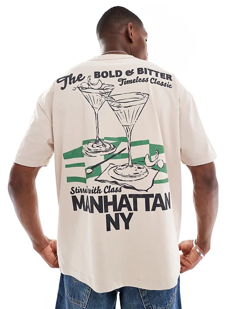 Футболка ASOS DESIGN свободного кроя с городским принтом в розовом цвете
Футболка ASOS DESIGN свободного кроя с городским принтом в розовом цвете