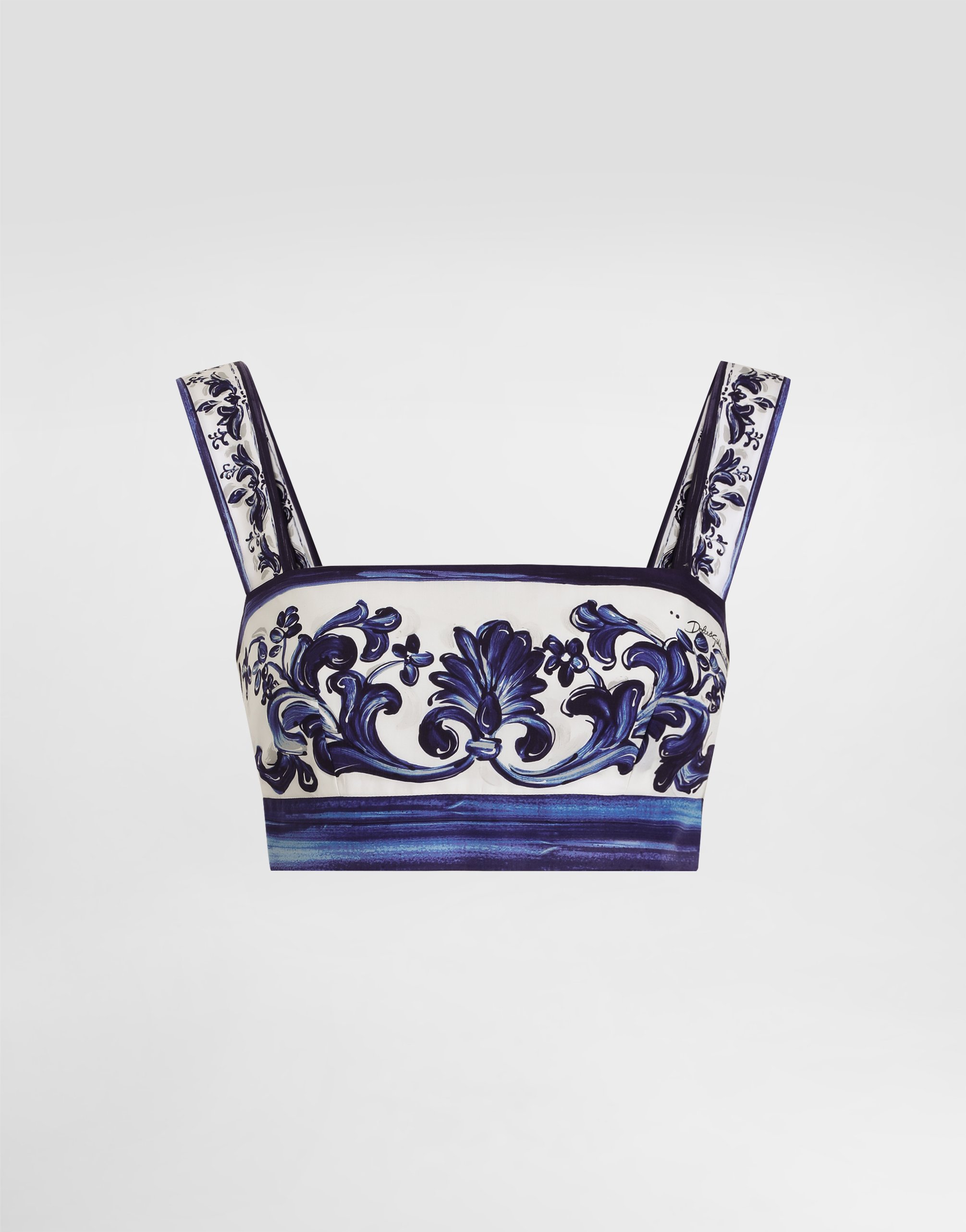 Топ из поплина с принтом майолика Dolce & Gabbana, принт
Топ из поплина с принтом майолика Dolce & Gabbana, принт