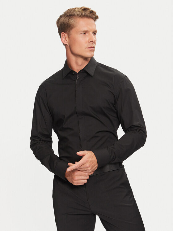 Рубашка узкого кроя Boss, черный
Рубашка узкого кроя Boss, черный