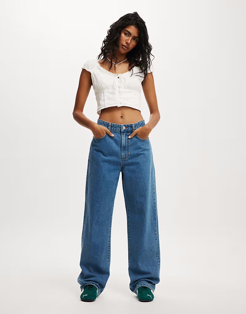 Cotton:On 91 прямые джинсы синего цвета
Cotton:On 91 прямые джинсы синего цвета