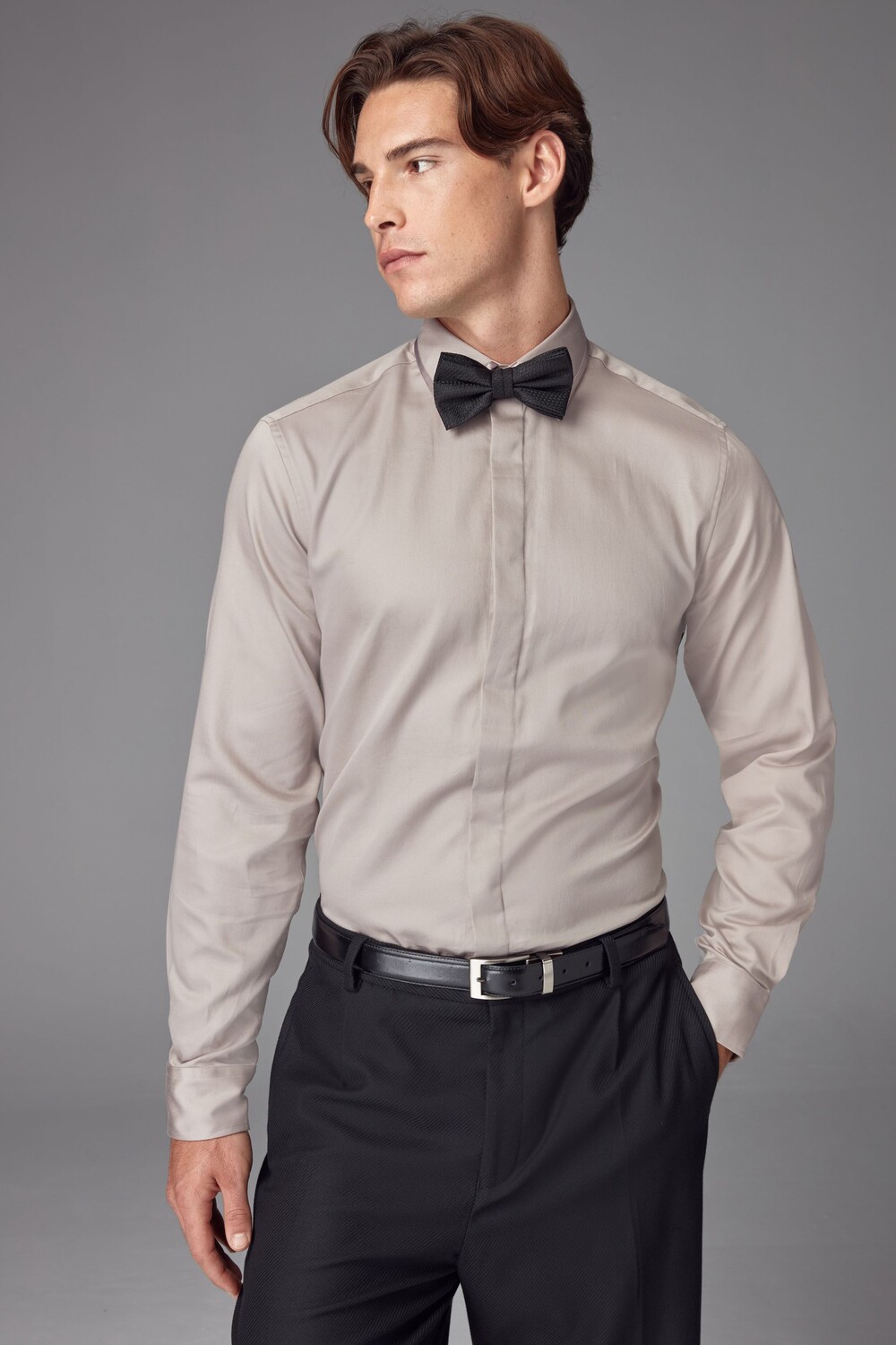 Рубашка из 100% хлопка с длинным рукавом и одинарной манжетой, сатиновая с кантом Next, коричневый
Рубашка из 100% хлопка с длинным рукавом и одинарной манжетой, сатиновая с кантом Next, коричневый