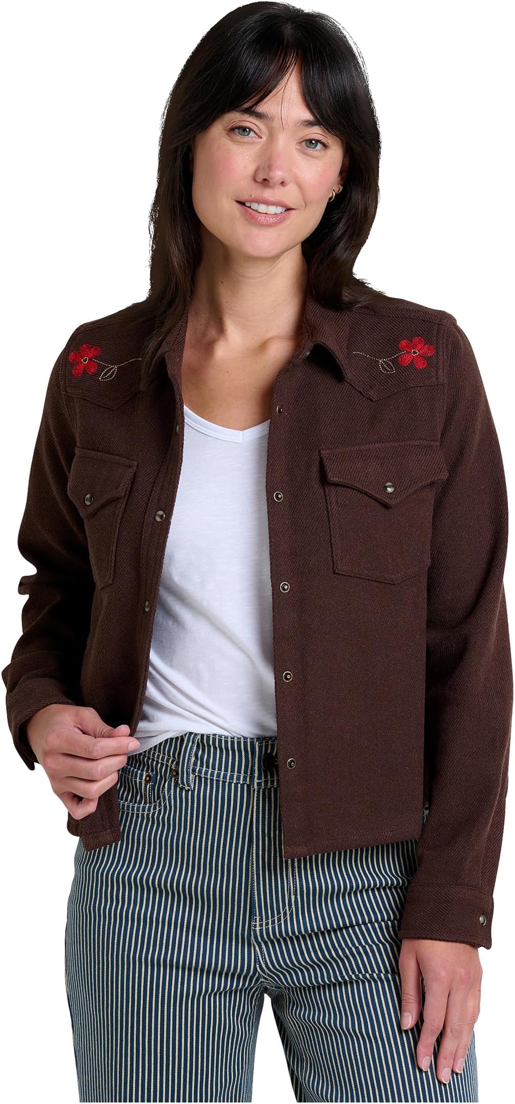 Женская рубашка Conifer Western с длинным рукавом Toad&Co, Chestnut Embroidery
Женская рубашка Conifer Western с длинным рукавом Toad&Co, Chestnut Embroidery