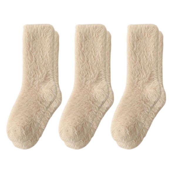 3 пары плюшевых носков с мягкой текстурой и высотой до середины икры для тепла и комфорта Anna-Kaci, Beige
3 пары плюшевых носков с мягкой текстурой и высотой до середины икры для тепла и комфорта Anna-Kaci, Beige