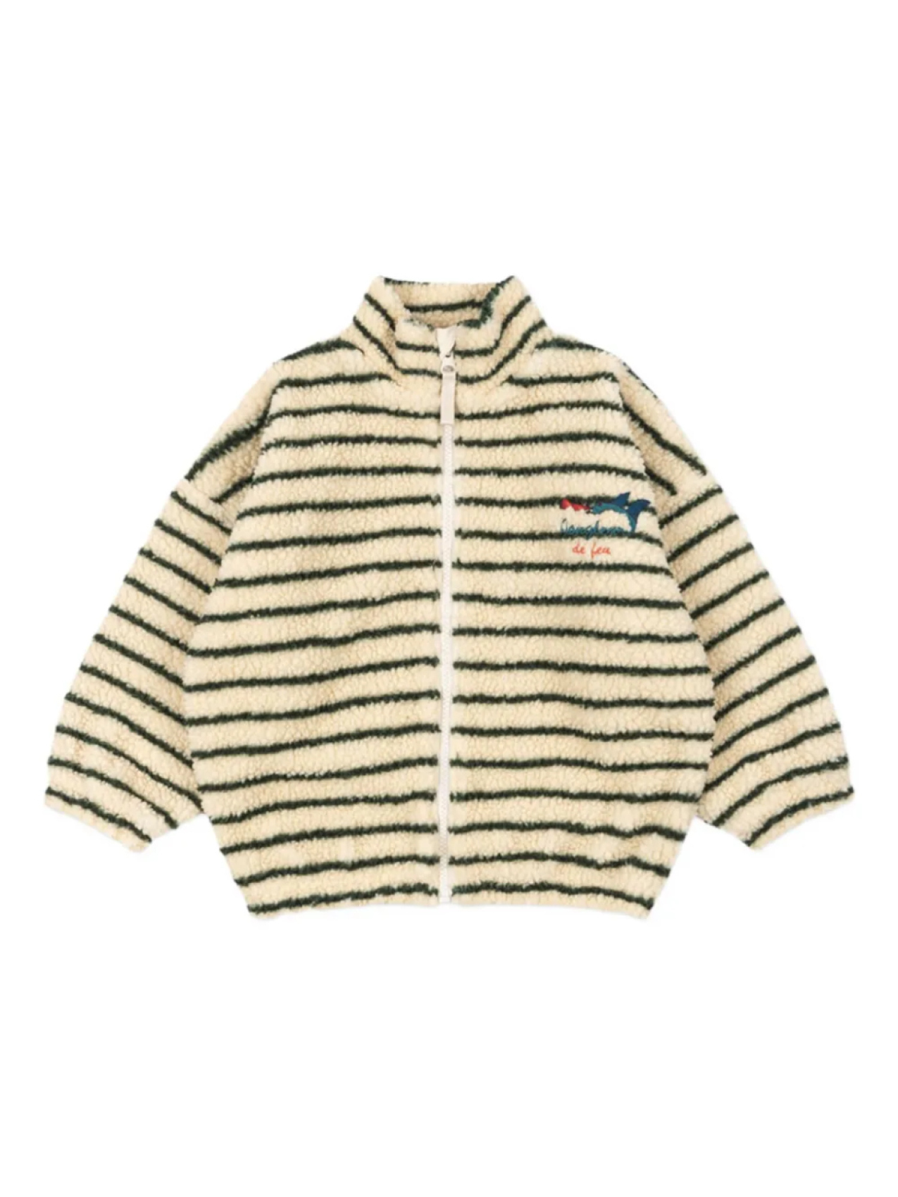 Полосатая флисовая куртка на молнии Konges Sløjd, нейтральный
Полосатая флисовая куртка на молнии Konges Sløjd, нейтральный