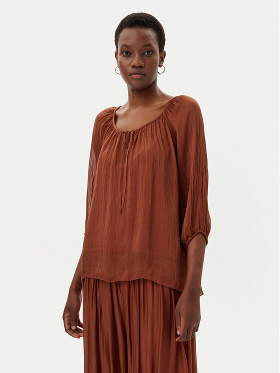 Блузка свободного кроя TD0020 Vicolo, коричневый
Блузка свободного кроя TD0020 Vicolo, коричневый