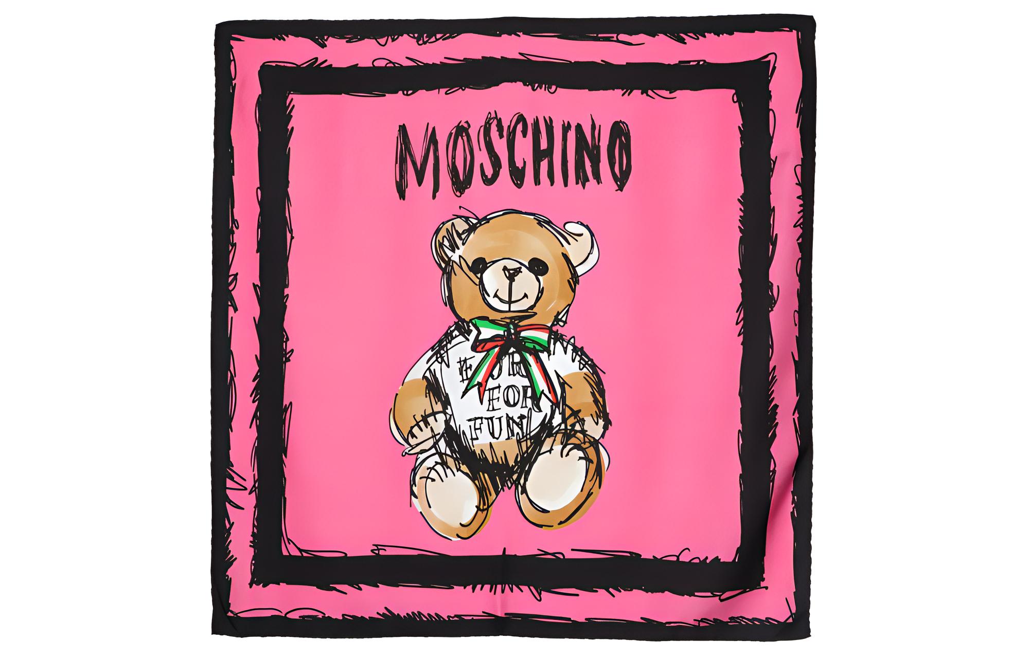 MOSCHINO Шарф с принтом плюшевого мишки, Pink
MOSCHINO Шарф с принтом плюшевого мишки, Pink