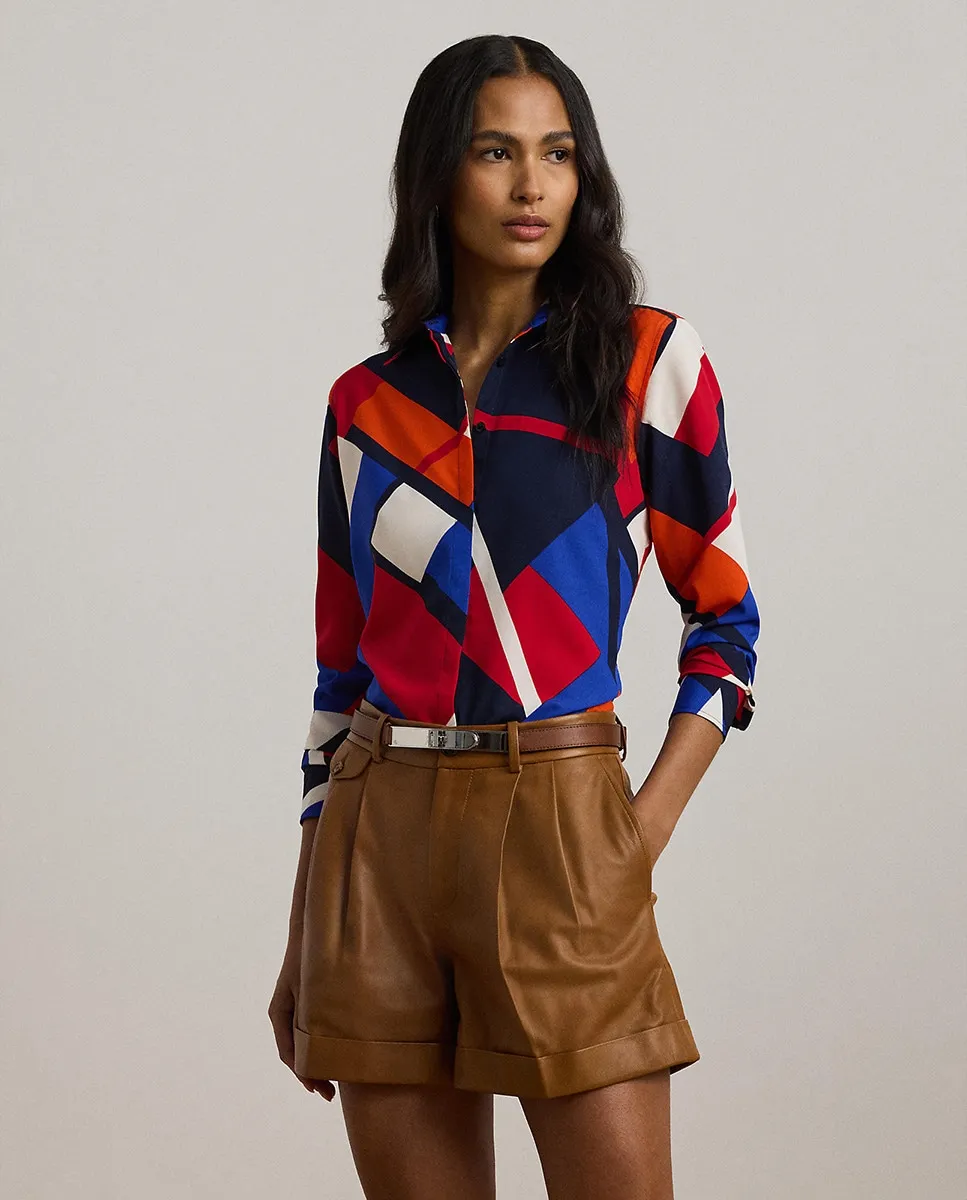 Женская рубашка с длинными рукавами и геометрическим принтом Lauren Ralph Lauren, мультиколор
Женская рубашка с длинными рукавами и геометрическим принтом Lauren Ralph Lauren, мультиколор