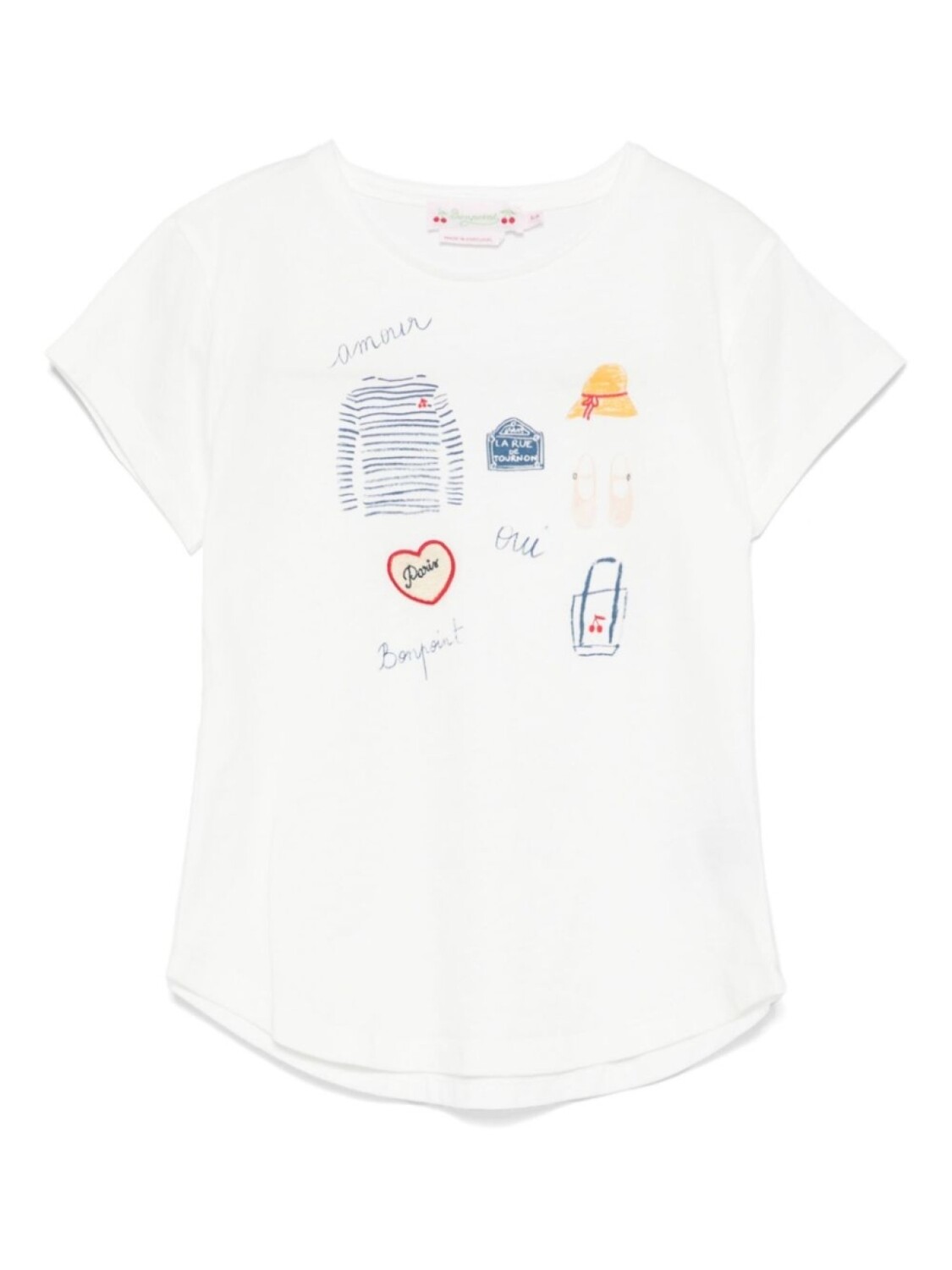 Bonpoint футболка с графичным принтом, белый
Bonpoint футболка с графичным принтом, белый