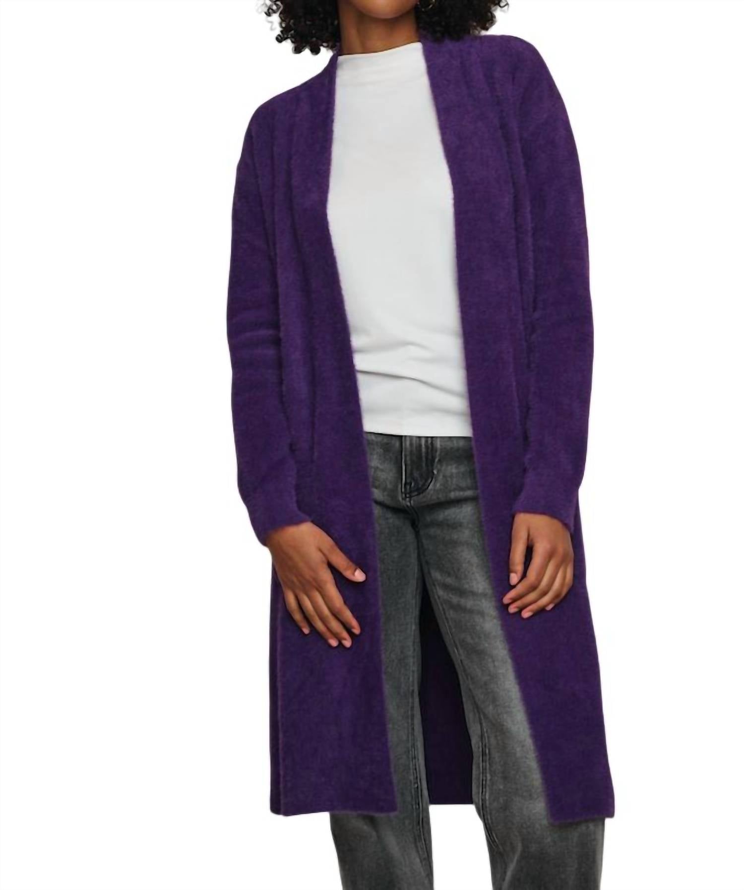 Длинный кардиган Gambler цвета баклажана RINO & PELLE, цвет eggplant
Длинный кардиган Gambler цвета баклажана RINO & PELLE, цвет eggplant