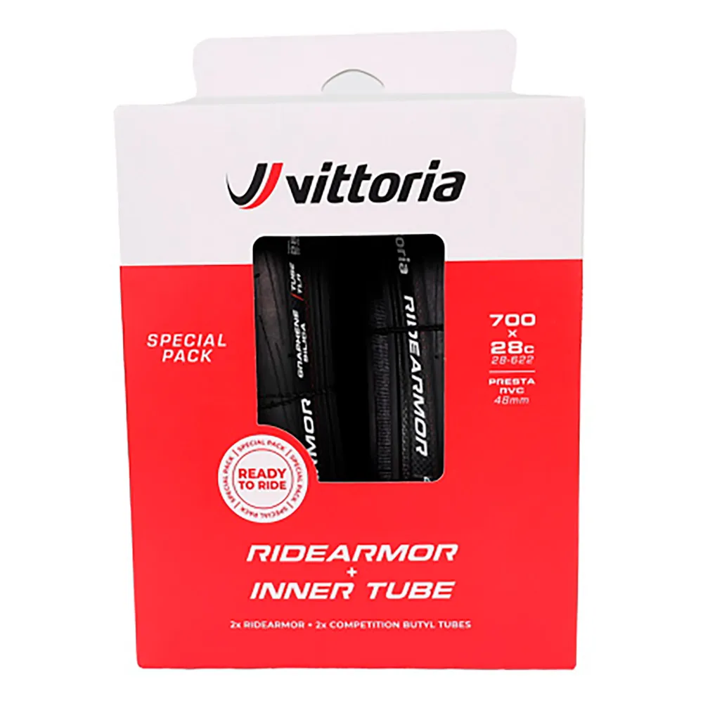 Дорожная шина Vittoria 2x RideArmor Tubeless 700C x 28 + 2x Competition Tubes road tyre, прозрачный
Дорожная шина Vittoria 2x RideArmor Tubeless 700C x 28 + 2x Competition Tubes road tyre, прозрачный