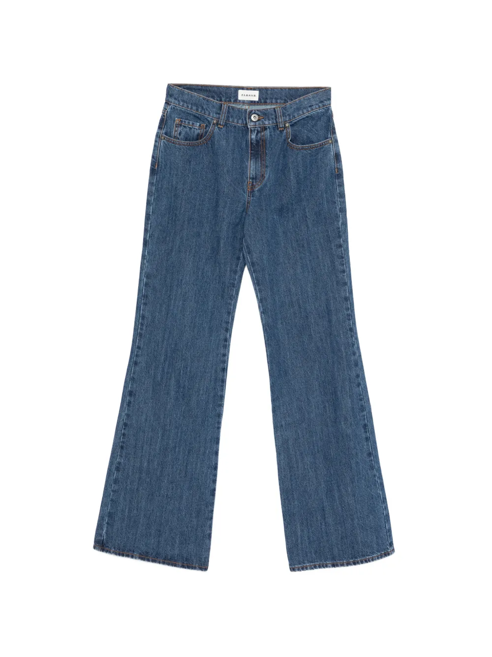 Джинсы-клеш с пятью карманами P.A.R.O.S.H., синий
Джинсы-клеш с пятью карманами P.A.R.O.S.H., синий