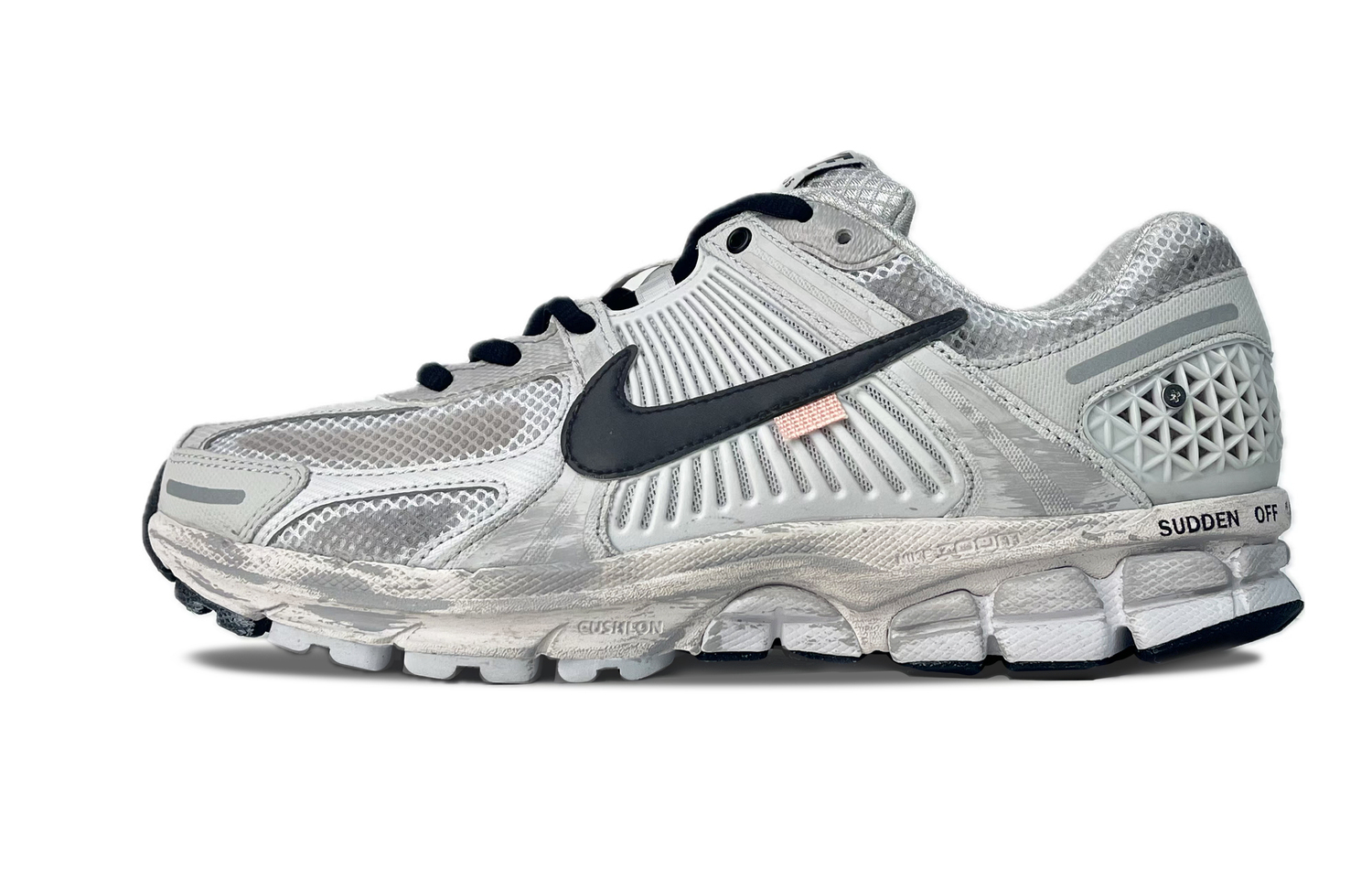 Nike Кроссовки для бега Air Zoom Vomero 5 Unisex низкие противоскользящие износостойкие белый серый
Nike Кроссовки для бега Air Zoom Vomero 5 Unisex низкие противоскользящие износостойкие белый серый