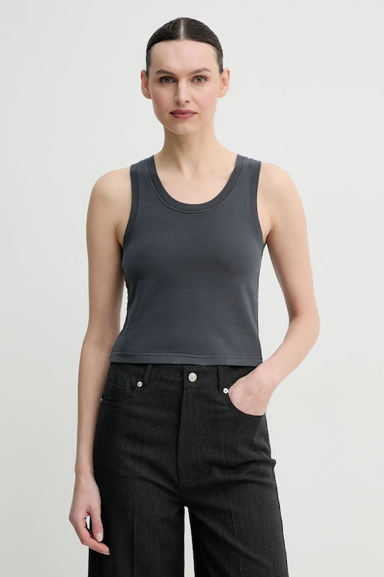 Хлопковая майка American Vintage, серый
Хлопковая майка American Vintage, серый