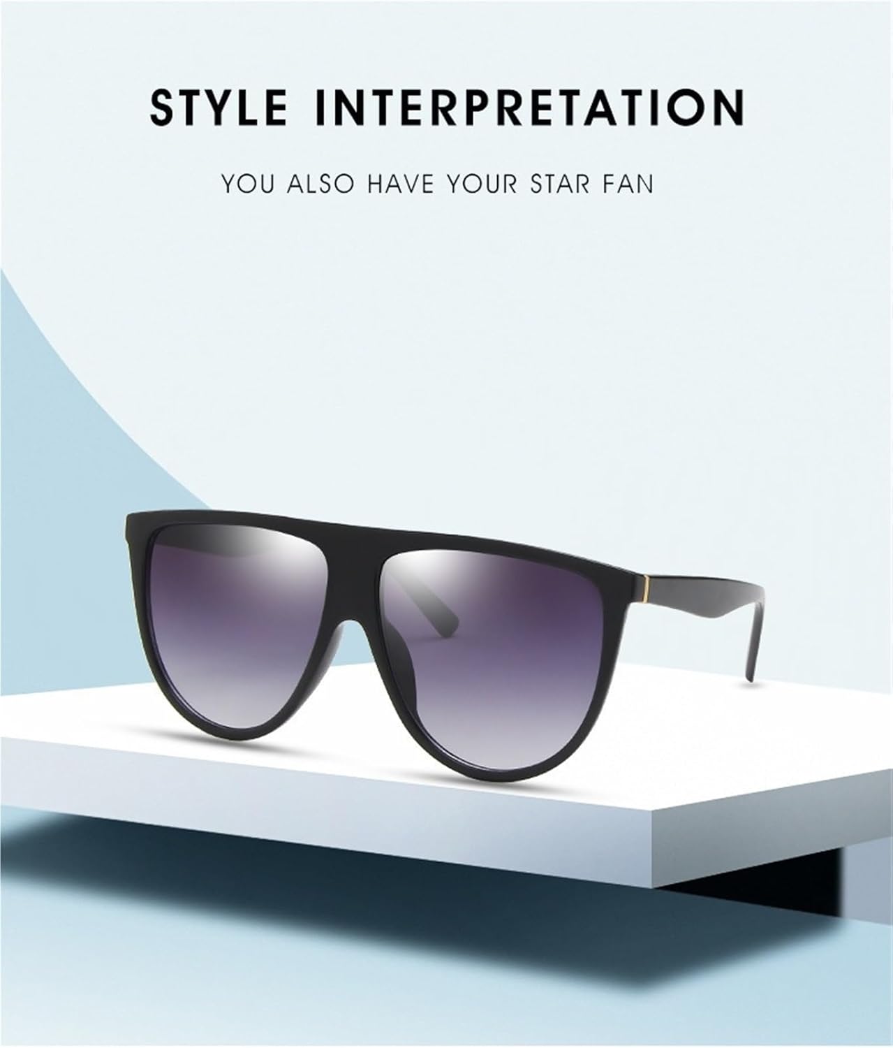 Мужские солнцезащитные очки с крупной оправой для активного отдыха на природе, женские для отпуска, для поездок на работу, декоративные солнцезащитные очки Generic, Black
Мужские солнцезащитные очки с крупной оправой для активного отдыха на природе, женские для отпуска, для поездок на работу, декоративные солнцезащитные очки Generic, Black