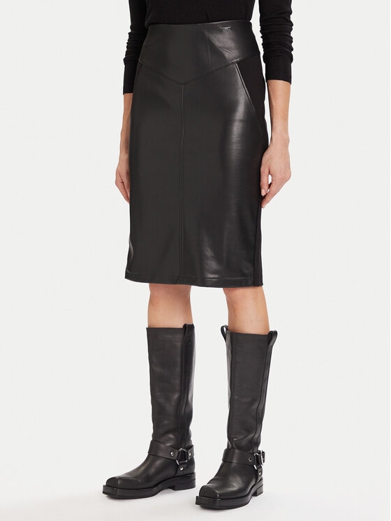 Юбка из искусственной кожи slim fit 242-JMADO Morgan, черный
Юбка из искусственной кожи slim fit 242-JMADO Morgan, черный