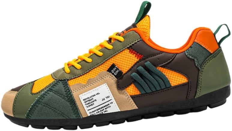 Мужские ретро-кроссовки большого размера - дышащие и удобные повседневные мужские туфли с противоскользящими свойствами Fmshi, зеленый/коричневый
Мужские ретро-кроссовки большого размера - дышащие и удобные повседневные мужские туфли с противоскользящими свойствами Fmshi, зеленый/коричневый