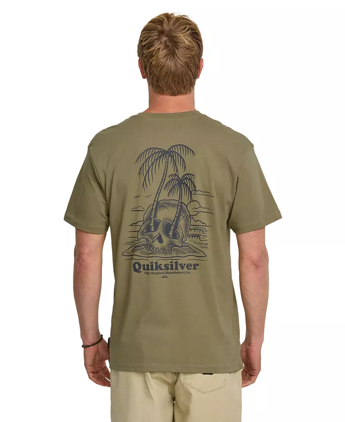Мужская футболка с коротким рукавом Overgrown Quiksilver, зеленый 
Мужская футболка с коротким рукавом Overgrown Quiksilver, зеленый