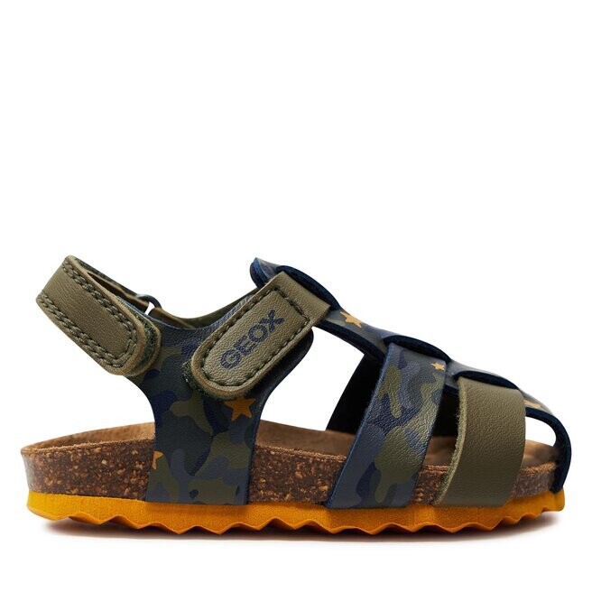Сандалии Geox B Sandal Chalki Boy B452QA 00454 C3375 M Sage/Ochreyellow, зеленый
Сандалии Geox B Sandal Chalki Boy B452QA 00454 C3375 M Sage/Ochreyellow, зеленый