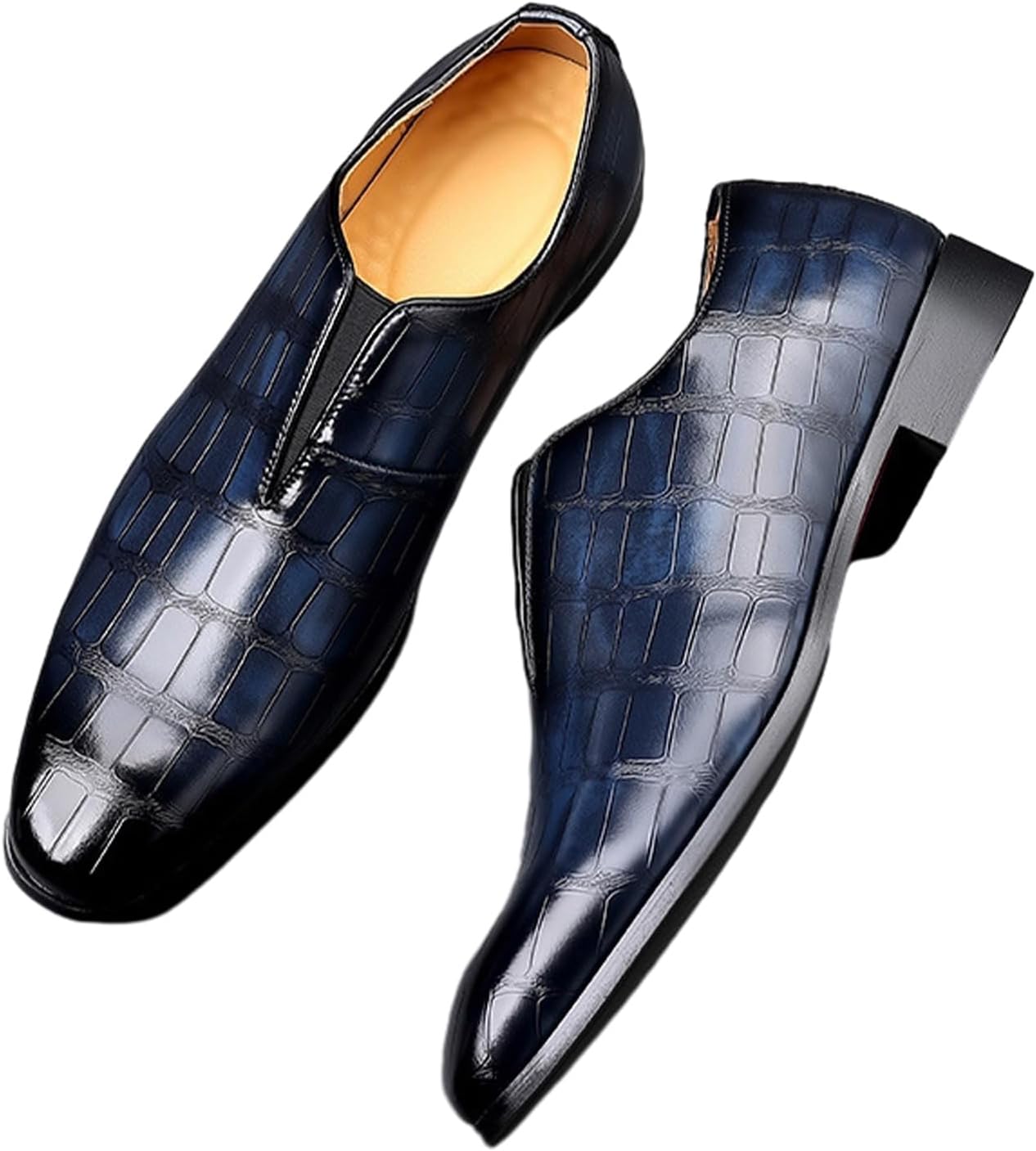 Мужские кожаные слипоны с каменным рисунком, повседневные туфли-лоферы с заостренным носком, низкие оксфорды с эластичной вставкой, формальные свадебные туфли, роскошная обувь под смокинг Galonfulty, синий
Мужские кожаные слипоны с каменным рисунком, повседневные туфли-лоферы с заостренным носком, низкие оксфорды с эластичной вставкой, формальные свадебные туфли, роскошная обувь под смокинг Galonfulty, синий