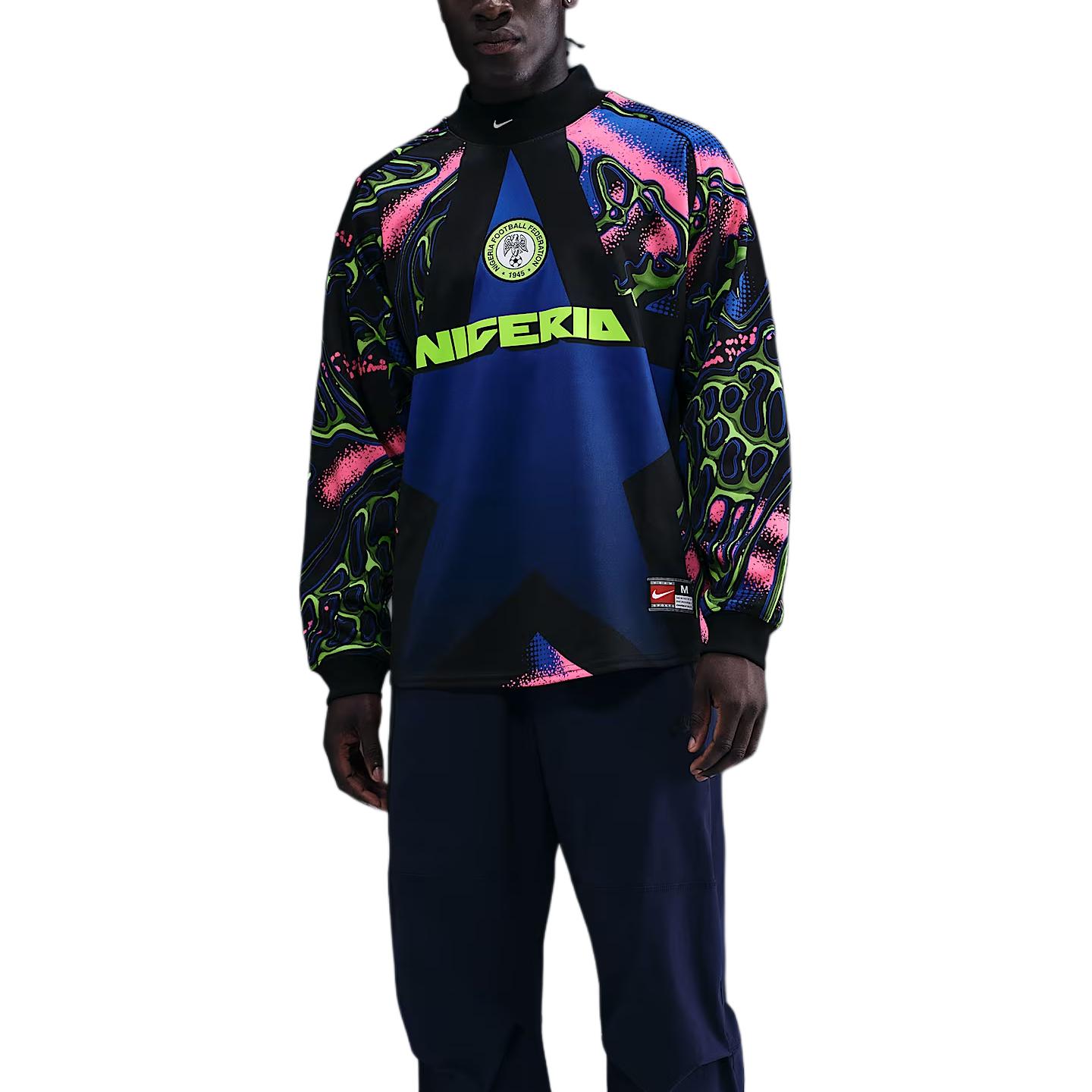 Мужская футбольная футболка «Голливудский вратарь» сборной Нигерии Nike, черный/transparent розовый/белый
Мужская футбольная футболка «Голливудский вратарь» сборной Нигерии Nike, черный/transparent розовый/белый