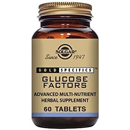 Таблетки Gold Specific Glucose Factors, Solgar
Таблетки Gold Specific Glucose Factors, Solgar