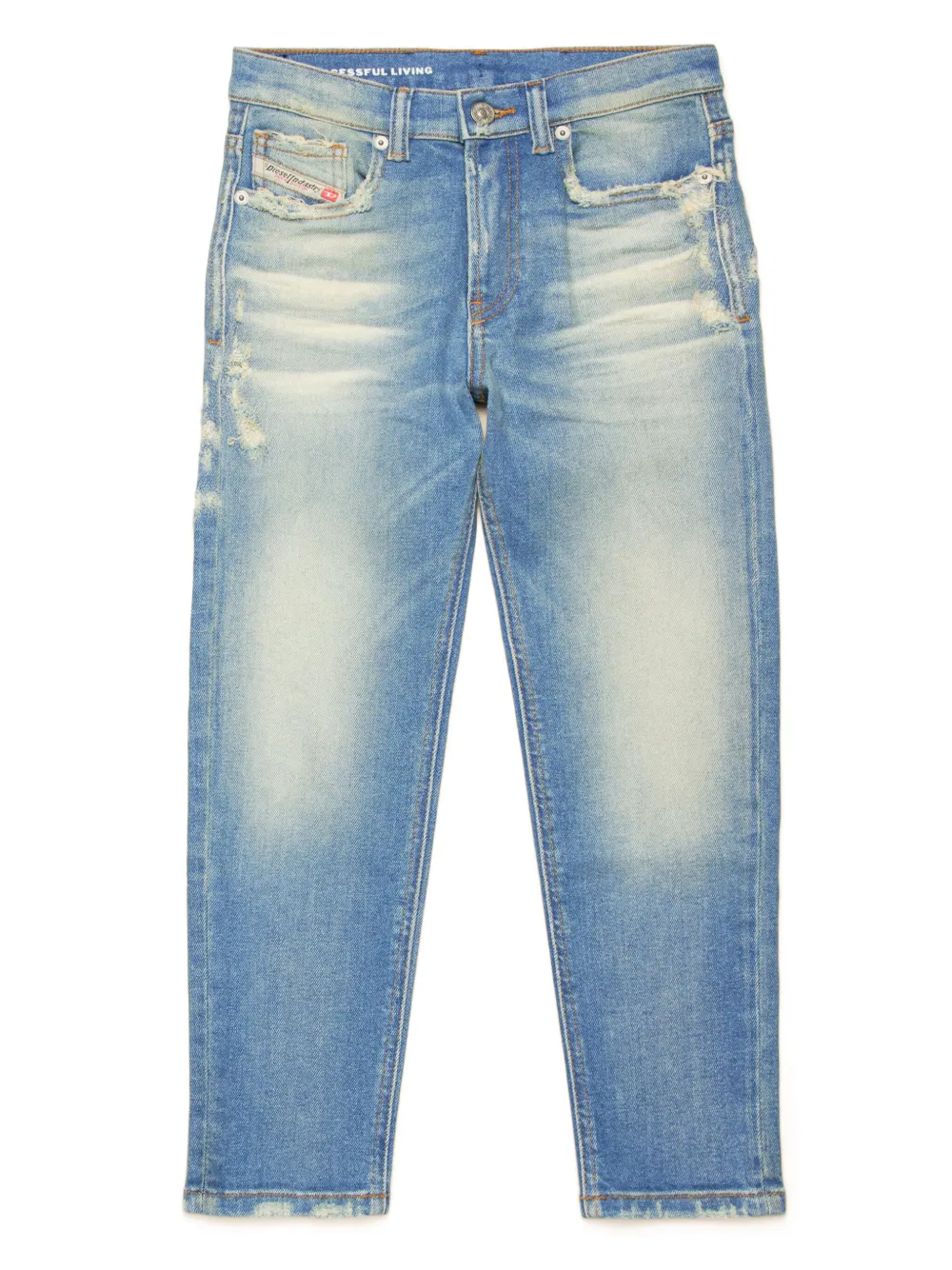 Зауженные джинсы D-Lucas средней посадки Diesel Kids, синий
Зауженные джинсы D-Lucas средней посадки Diesel Kids, синий