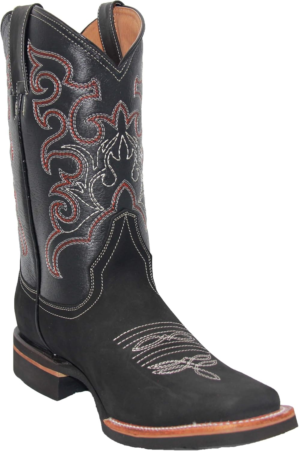 Мужские кожаные ковбойские сапоги с квадратным носком для родео Generic, черный
Мужские кожаные ковбойские сапоги с квадратным носком для родео Generic, черный