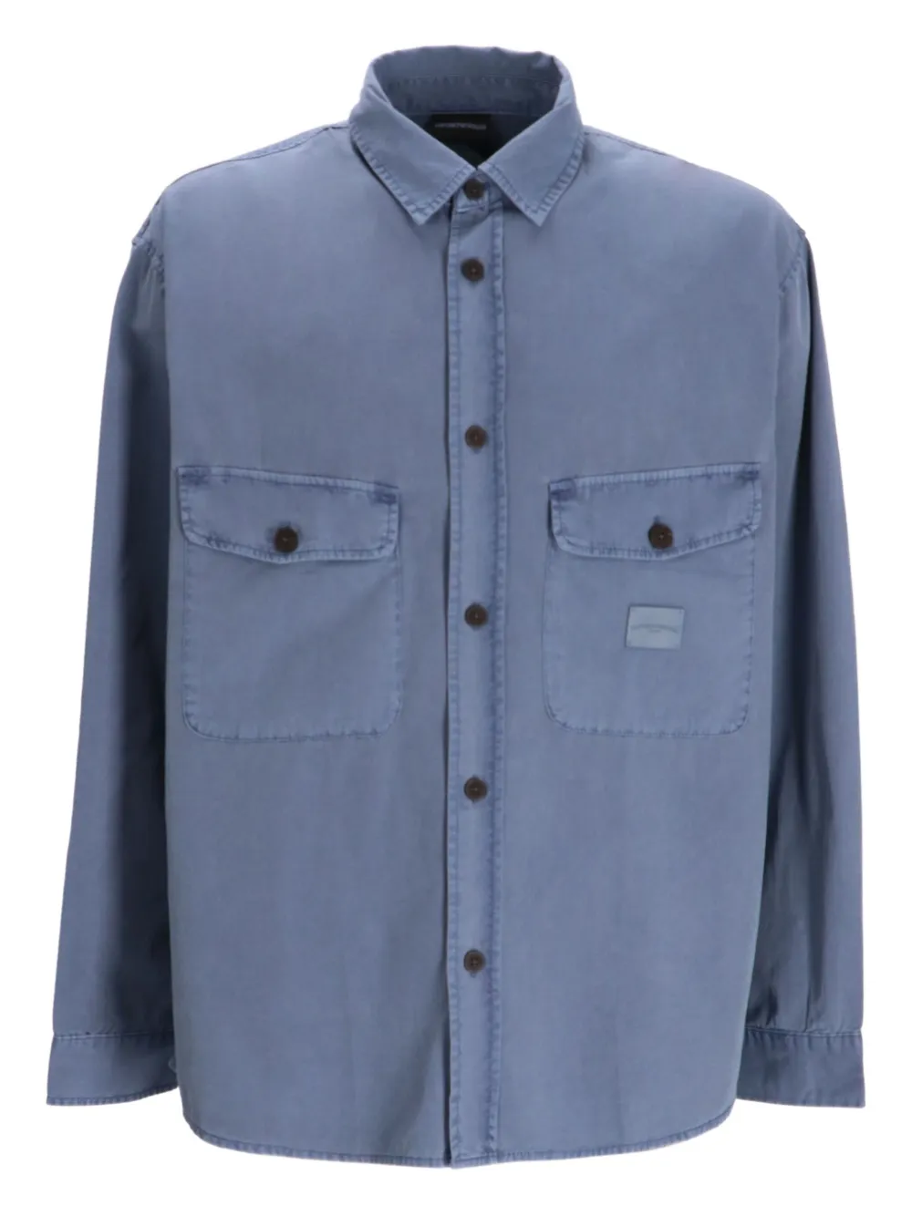 Куртка-рубашка с карманами EMPORIO ARMANI, синий 
Куртка-рубашка с карманами EMPORIO ARMANI, синий