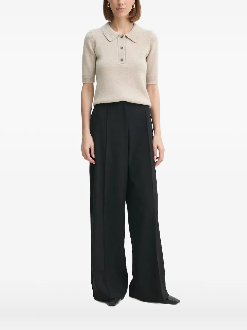 Вязаный топ из смесовой шерсти HERSKIND, нейтральный
Вязаный топ из смесовой шерсти HERSKIND, нейтральный